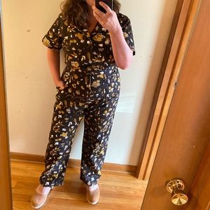 Large Cookbook Print Jumpsuit Big Bud Press